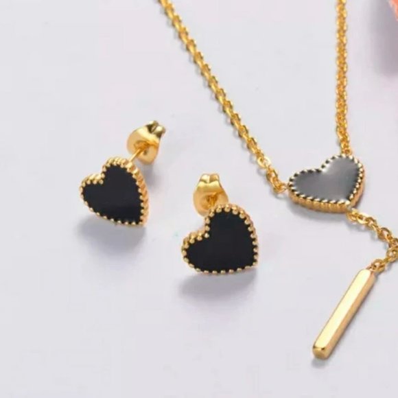 Jewelry - Gold steel set